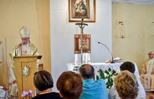 Podczas Mszy św. odpustowej  homilię wygłosił bp Andrzej Kaleta
