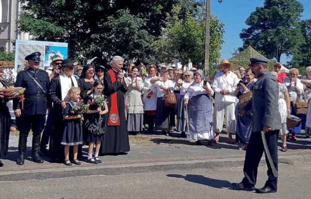 Powitanie Józefa piłsudskiego w Baranowie (rekonstrukcja historyczna)