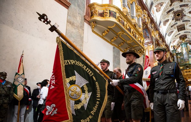 Harcerze na Jasnej Górze