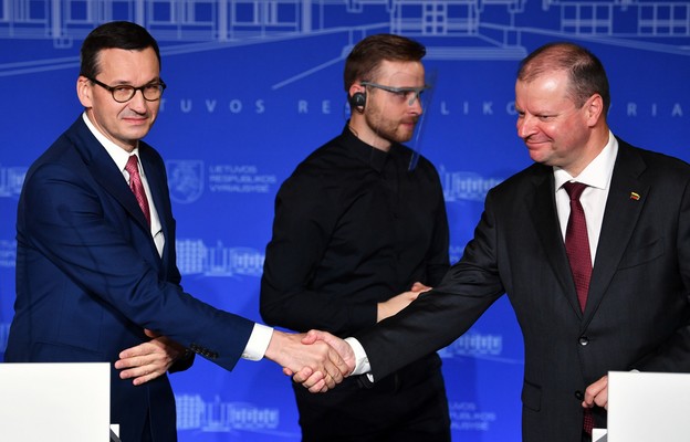 Konferencja Premiera Mateusza Morawieckiego z premierem Litwy