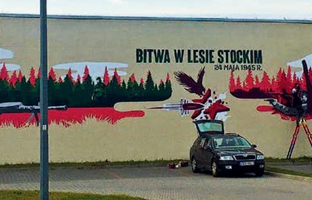 Mural w Opolu Lubelskim