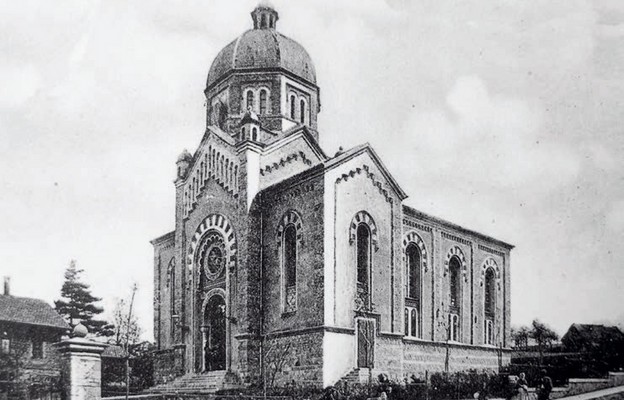 Nieistniejąca już synagoga w Białej Krakowskiej