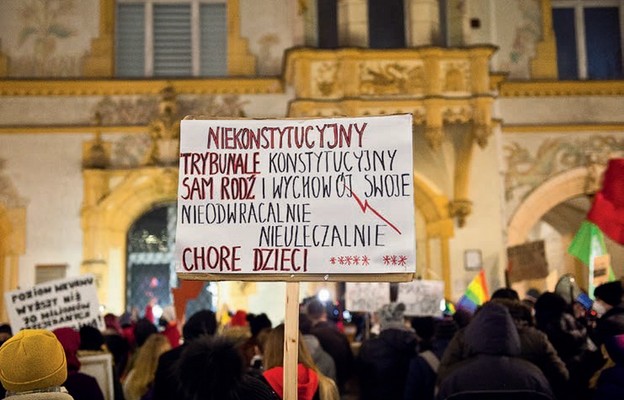 Tzw. strajk kobiet w Łodzi