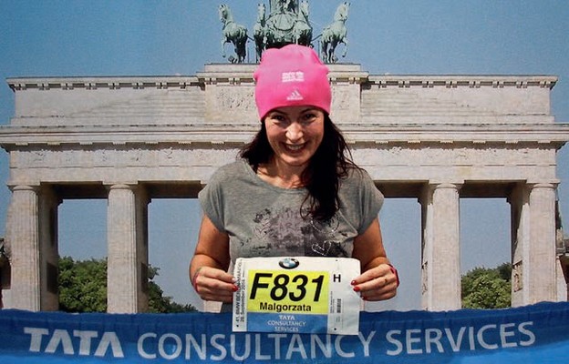 Małgorzata Babicka zadebiutowała podczas 41. maratonu w Berlinie w 2014 r.