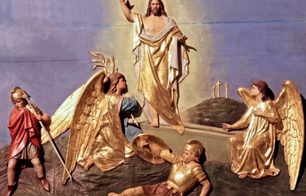 Jezus zmartwychwstały, ołtarz główny w archikatedrze przemyskiej