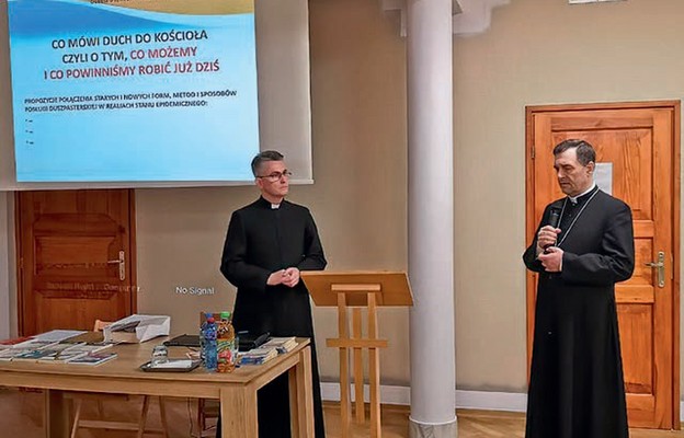 Jednym z punktów programu warsztatów formacyjnych dla kapłanów była konferencja bp. Piotra Sawczuka