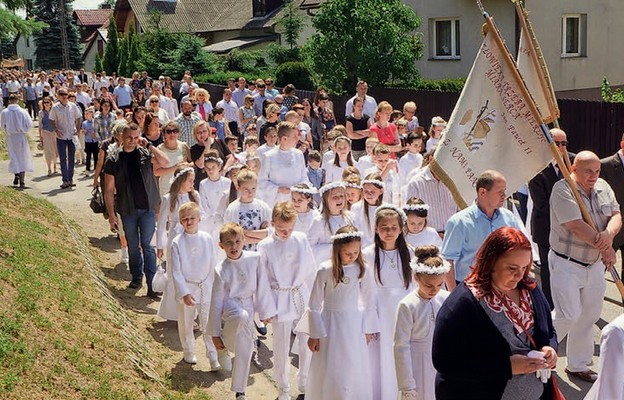 Procesja Bożego Ciała w Libertowie