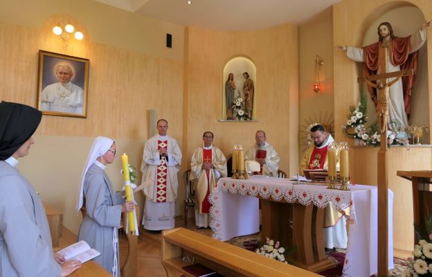 S. Magda składająca śluby zakonne