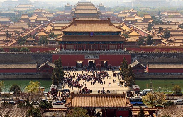 Atrakcja Pekinu– Zakazane Miasto, jeden znajwiekszych kompleksów pałacowych swiata