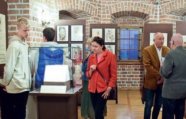 Wystawa w baszcie gotyckiej Zamku Królewskiego w Sandomierzu