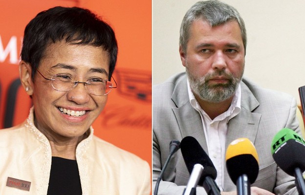 Maria Ressa z Filipin i Rosjanin Dmitrij Muratow zostali laureatami Pokojowej Nagrody Nobla 2021.