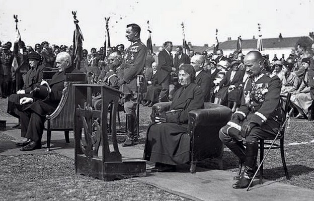 Wizyta prezydenta Mościckiego we wrześniu 1932 r. w Rzeszowie na odsłonięciu pomnika płk. Leopolda Lisa-Kuli
