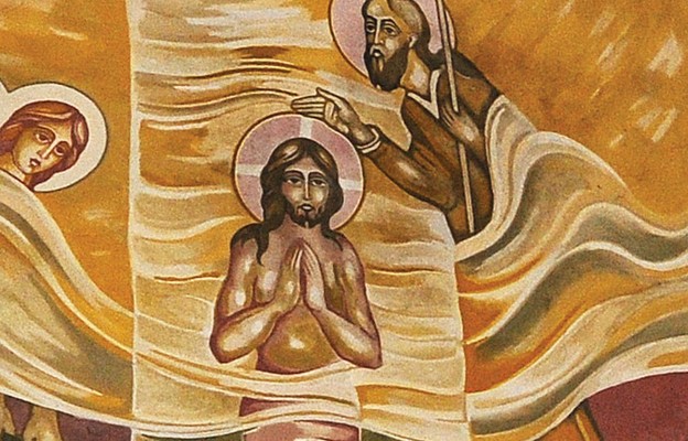 Eugeniusz Mucha, Chrzest Jezusa – kościół parafialny w Oleszycach