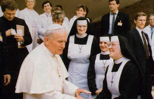 Zaszczytem był udział w obsłudze wizyty w Szczecinie Ojca Świętego Jana Pawła II