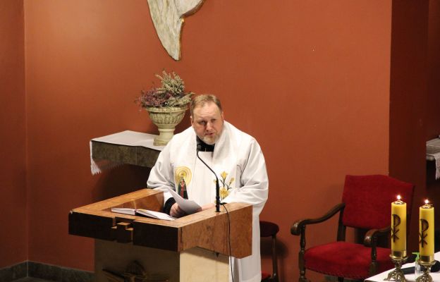 o. Sebastian Stasiak OMI wygłosił konferencję o czystości jako jednej z cnót Matki Bożej godnych naśladowania. 