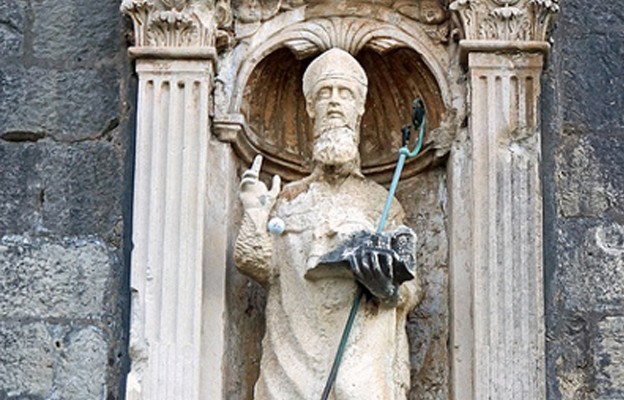 Chorwacja | Rzeźba przedstawiająca św. Błażeja znad Bramy Pile