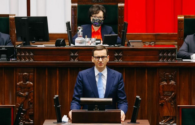 Premier Morawiecki w sejmie