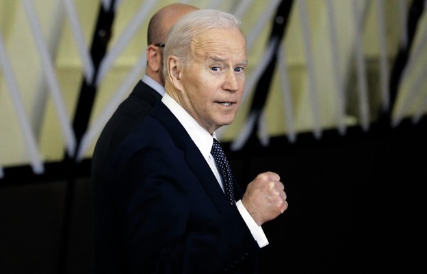 Joe Biden podczas szczytu Rady Europejskiej poświęconego agresji Rosji
na Ukrainie, Bruksela, 24 marca