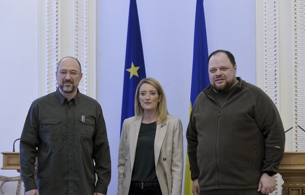 Szefowa PE w Kijowie do Ukraińców: wkrótce pomożemy wam odbudować wasze miasta i miasteczka