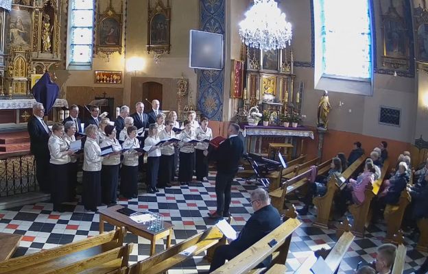Osieczanie z Osieka zaśpiewali w Mazańcowicach na ekumenicznym spotkaniu. 