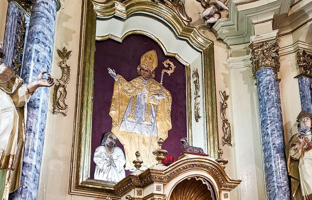 Ołtarz z obrazem św. Stanisława