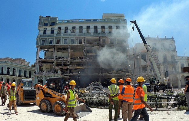Kuba/ Co najmniej osiem osób zginęło w wyniku eksplozji w hotelu w Hawanie