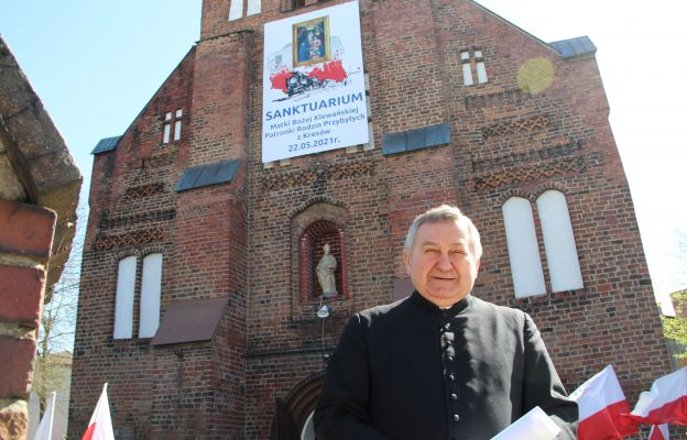 Ks. Kazimierz Małżeński zaprasza na obchody pierwszej rocznicy ustanowienia sanktuarium do Skwierzyny