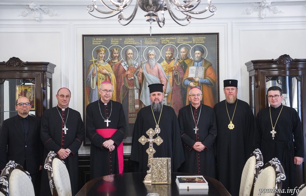 Kijów: Delegacja polskiego Episkopatu spotkała się ze zwierzchnikiem Prawosławnego Kościoła Ukrainy
