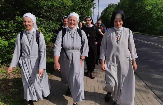 Siostry Sercanki podczas pielgrzymki
