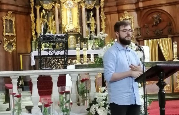 Gościem prezentacji organowych był Maciej Lewandowicz - student klasy organów we wrocławskiej Akademii Muzycznej.