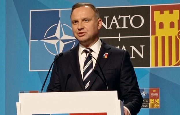 Jednym z uczestników szczytu NATO w Madrycie był prezydent Andrzej Duda