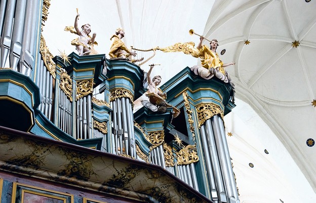 Fragment słynnych organów oliwskich