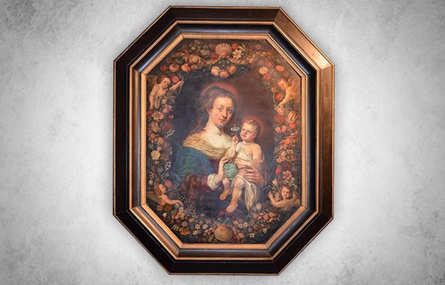 Madonna z Dzieciątkiem Jezus w girlandzie kwiatów Jana Brueghela Starszego