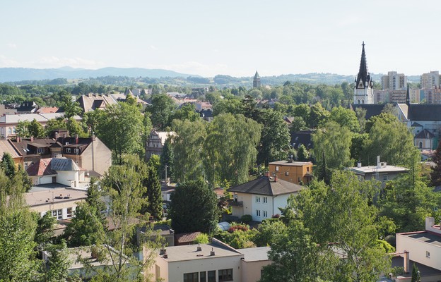 Cieszyn. Widok z Góry Zamkowej