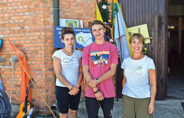 Od lewej: Gosia, Karol, Bożena