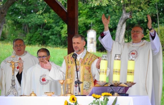 Msza św. pod przewodnictwem o. Wojciecha Kotowskiego