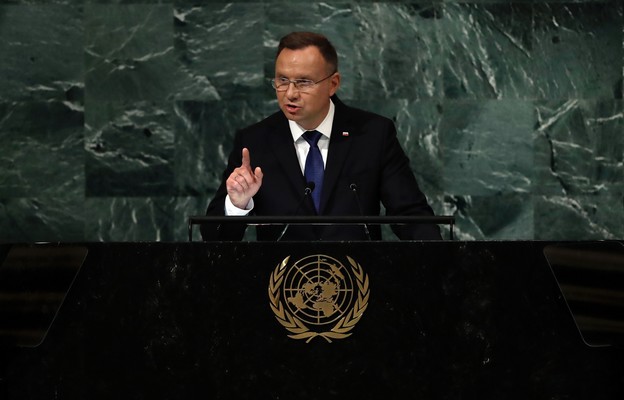 Prezydent RP Andrzej Duda na sesji Zgromadzenia Ogólnego ONZ