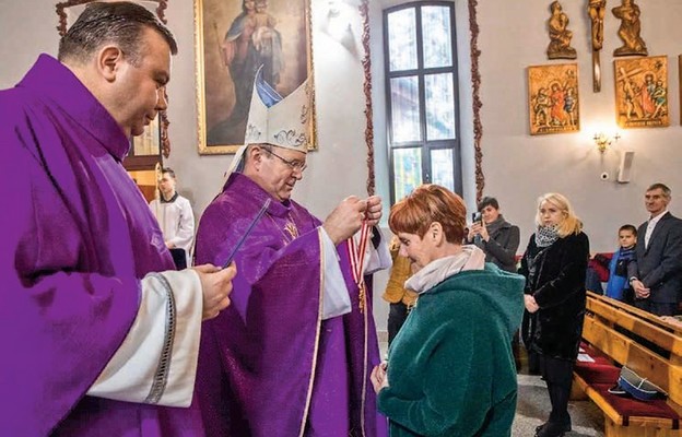 Krzyż Zasługi Archidiecezji Szczecińsko-Kamieńskiej dla p. Anieli Gontarz