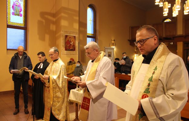 Modlitwa o jedność w cerkwi greckokatolickiej w Zielonej Górze (styczeń 2022)