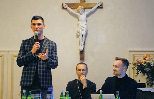 Marcin Zieliński opowiadał o projekcie podczas spotkania we Wrocławiu