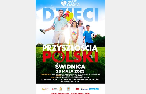 Plakat Marszu dla życia i rodziny 2023