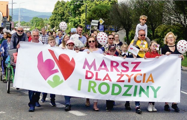 Promocja rodzinnych wartości na ulicach Żywca