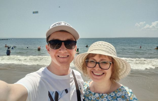Weronika i Marcin podczas romantycznego spaceru na Coney Island