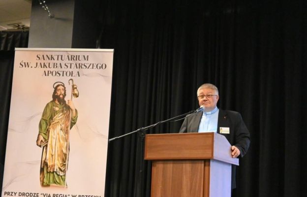 Gospodarzem konferencji był ks. Józef Drabik kustosz sanktuarium św. Jakuba w Brzesku