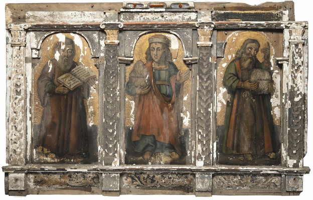 Prorocy: Elizeusz, Daniel, Gedeon, fragment rzędu proroków