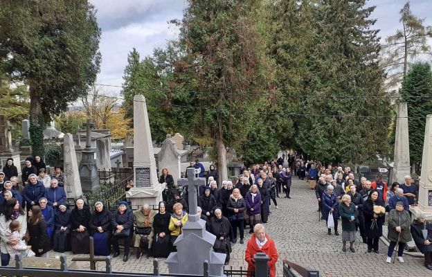 Uroczystości odbywała się na Cmentarzu Głównym w Przemyślu