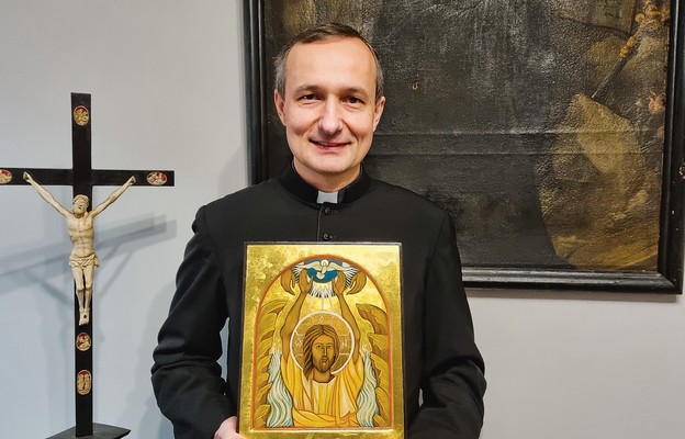 Cieszę się tą ikoną – mówi ks. Dariusz Gronowski z Unii Kapłanów Chrystusa Sługi