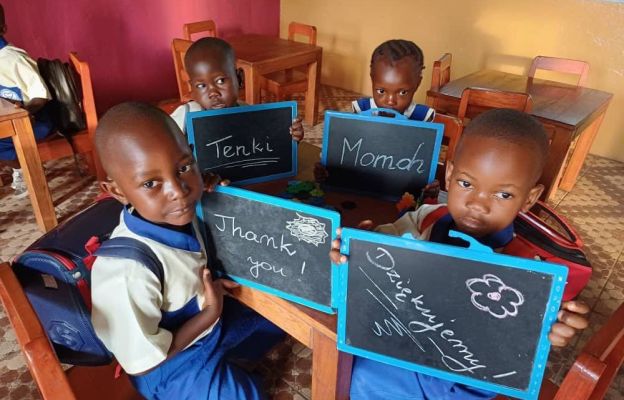 Dzieciaki z Sierra Leone dziękują