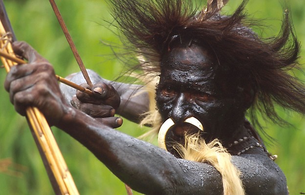Kolacja z Papuasami