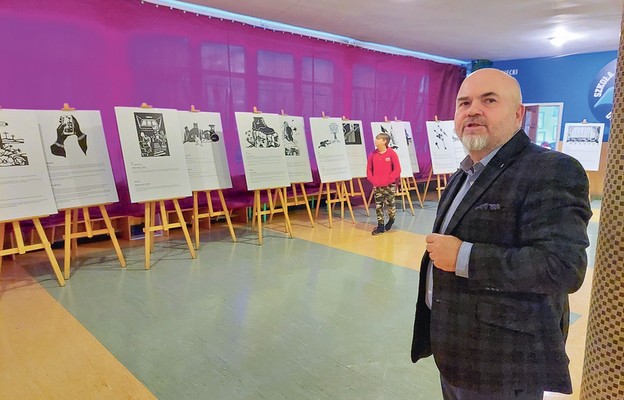 Bogdan Chęć, dyrektor Szkoły Podstawowej nr 61 w Szczecinie